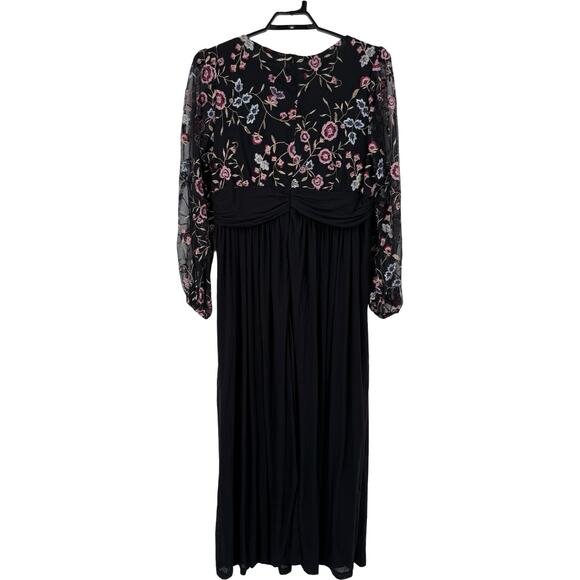 Kiyonna Plus size Eternal Embroidered bodice evening gown dress size 3X - Picture 7 of 8